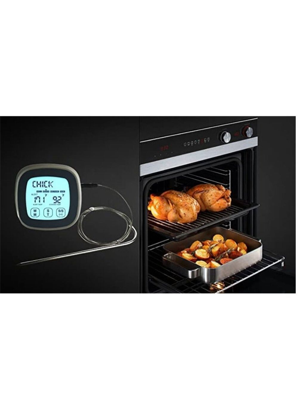 Digital Oven Thermometer with Cooking Timer - Picture 6 of 6